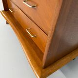 Ancienne commode vintage design français des années 50 pieds compas