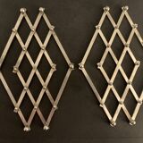 Pair of stretchy French underwear in silver metal, 1940