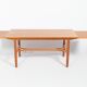 Extendable coffee table by Carl Malmsten for Afors Mobelfabriks, Sweden 1960