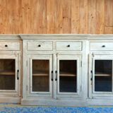 Buffet / display cabinet style industrial/colonial solid mango wood