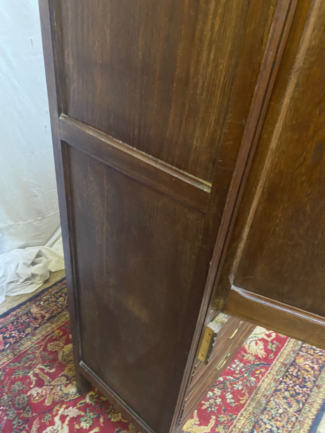 Parisian wardrobe and 3 drawers, 50's