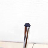 Chromed metal desk lamp