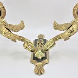 Pair of empire-style bronze wall light