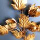Pair of Vintage leaf wall lights by Hans Kögl, 1970s