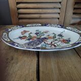 Large Porcelain Dish decoration Birds Peacocks Ancient