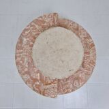 Round Mactan or Fossil Stone Coffee Table by Magnussen Ponte, 1980s