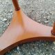Guéridon, table d'appoint style Empire en bois et marbre