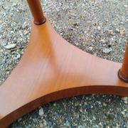Antique Empire style pedestal table with marble top