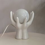 Ceramic hand lamp