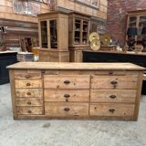 Early 20th century counter in solid oak