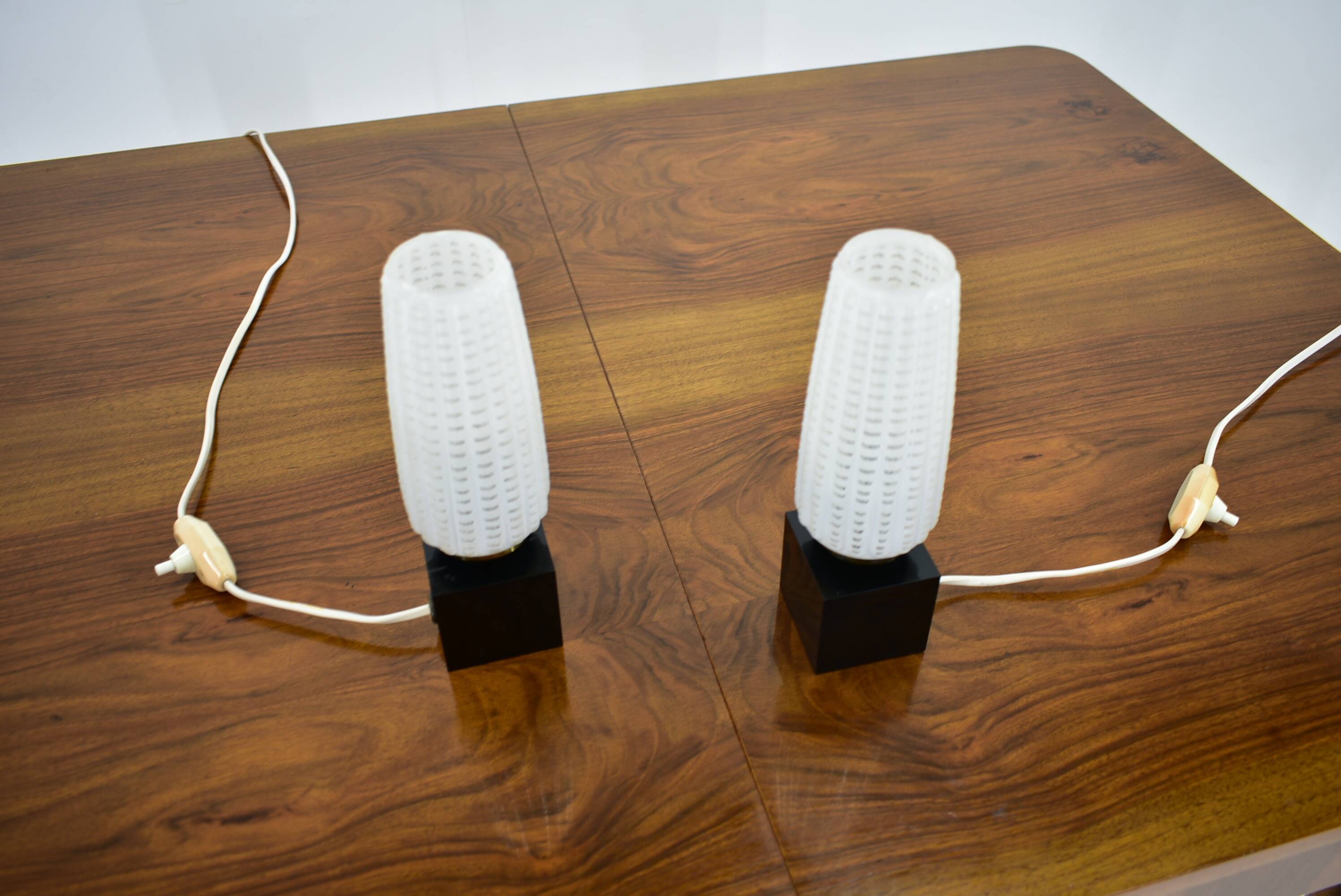 Pair of mid-century table lamps, 1960s