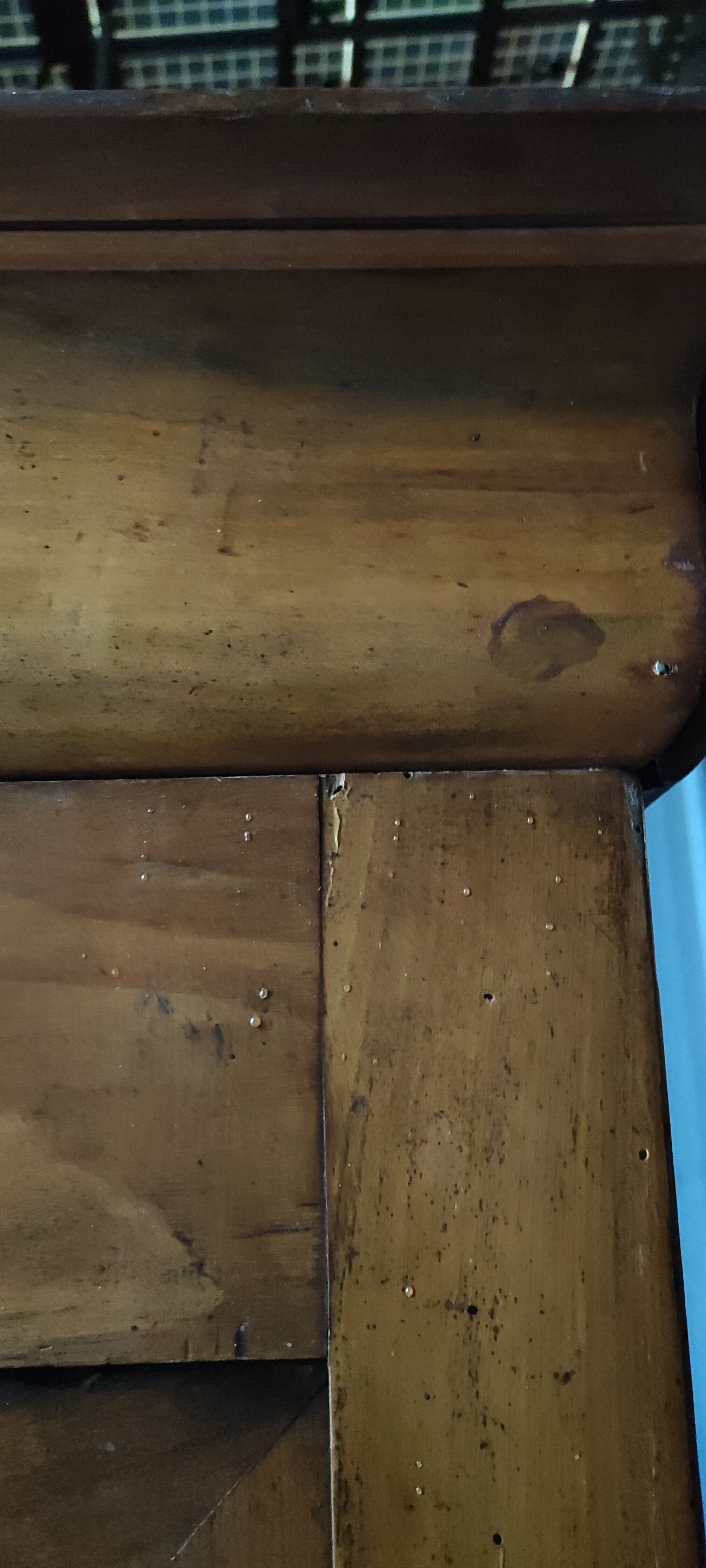 Wardrobe two doors Louis Philippe walnut