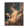 The H-Fragonard oil painting Reading Light