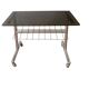 Vintage furniture on wheels in chrome and smoked glass – 70s/80s