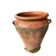Large ancient jar in glazed terracotta – H. 56 cm