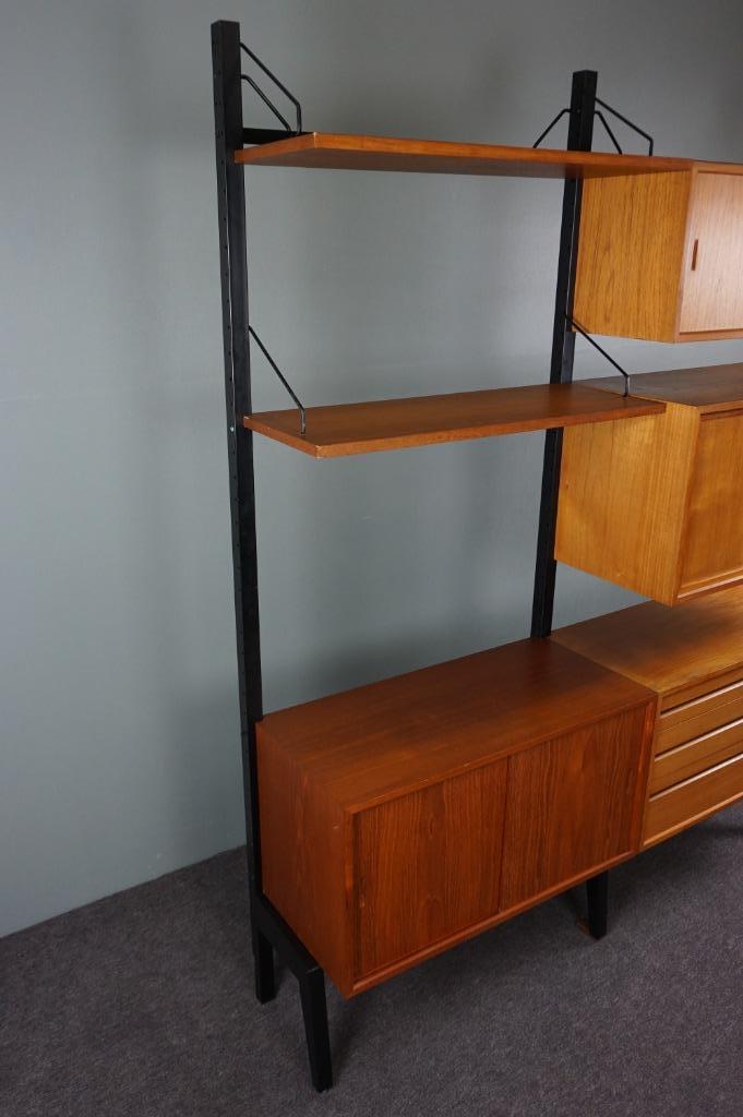 Royal System freestanding wall unit by Poul Cadovius