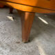 1950s executive desk with glass protection