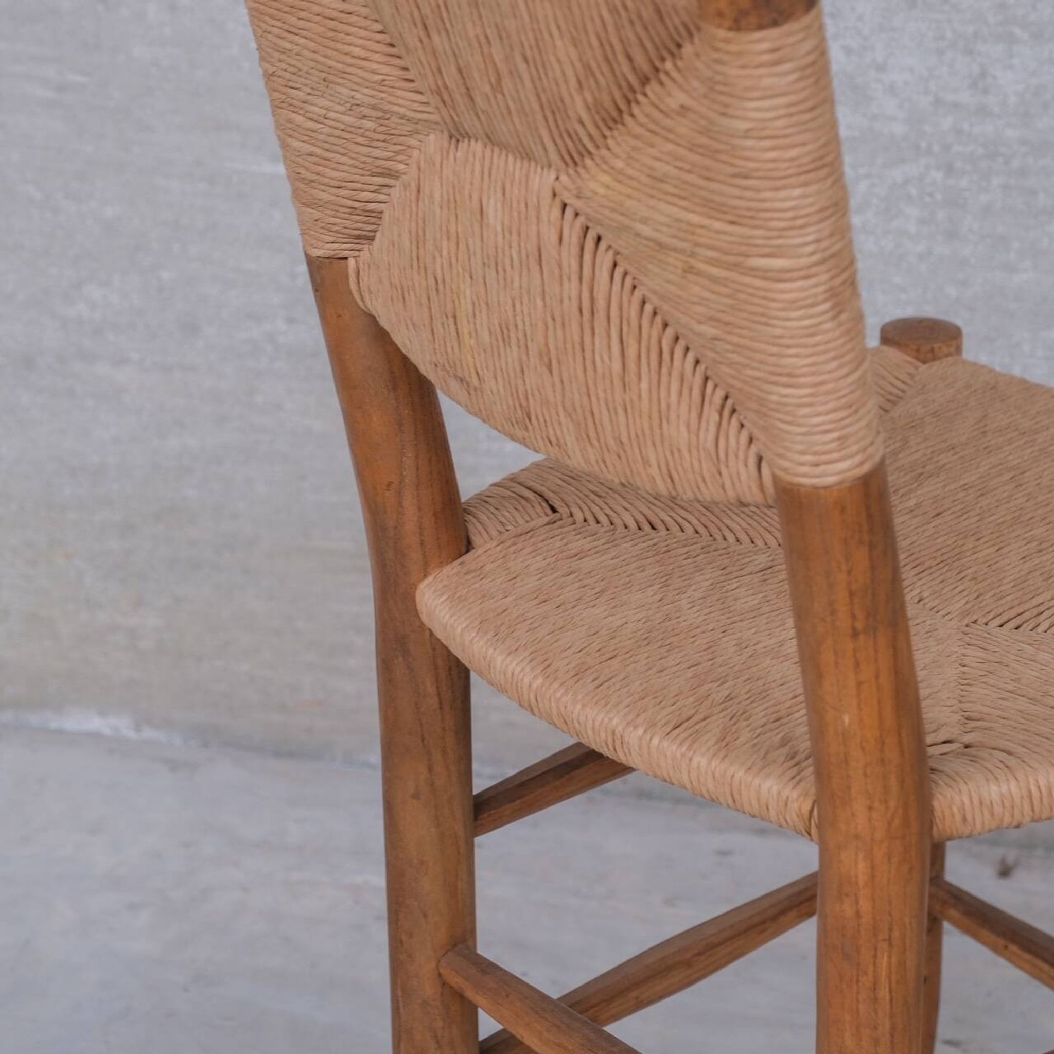 Set of Four Charlotte Perriand Bauche Chairs No.19 Model ed. BCB