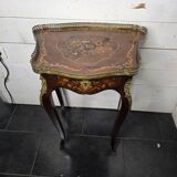 Louis XV style bedside table in marquetry