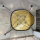 Fibreglass chair skai vinyl DSR Eiffel yellow Eames Herman Miller