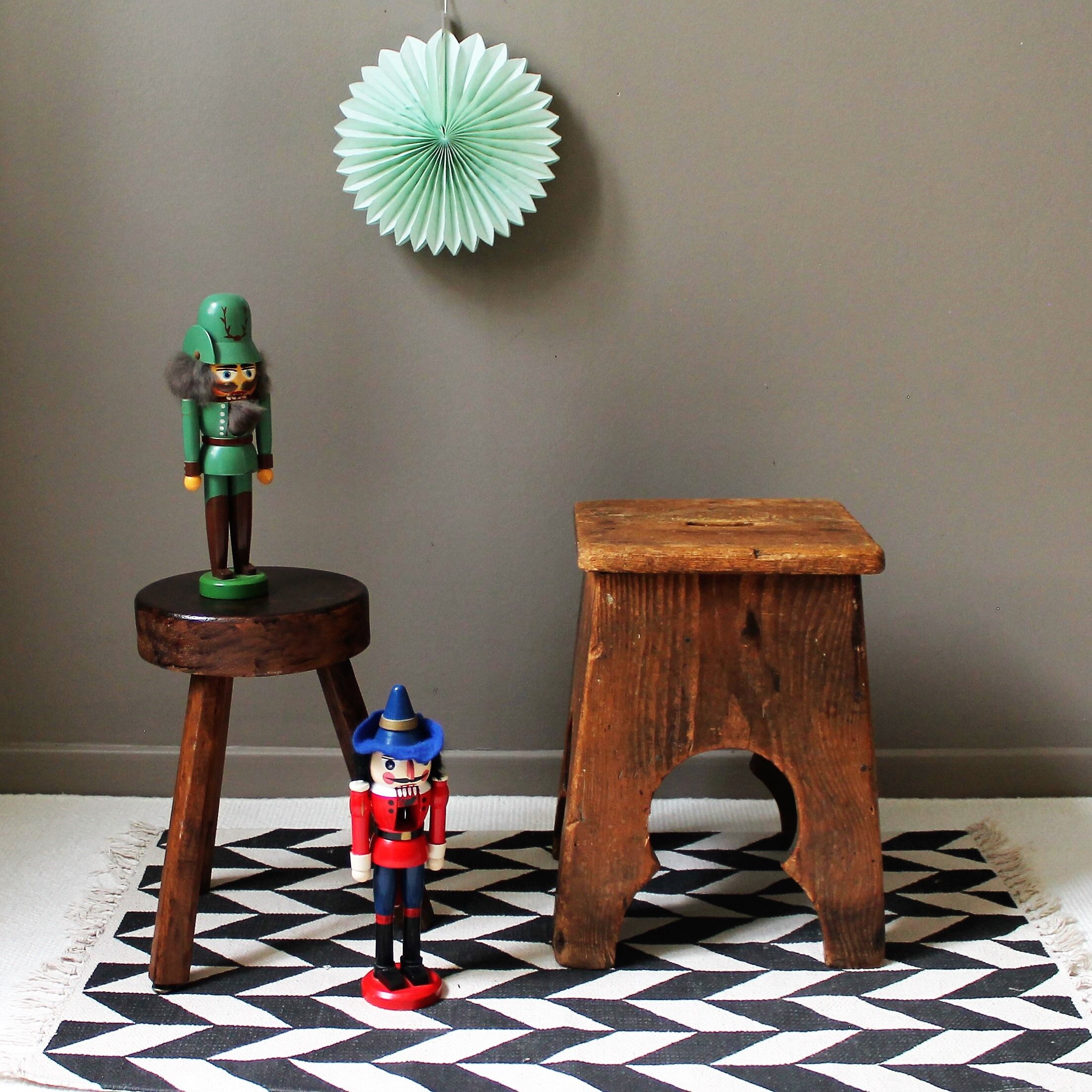 Vintage workshop stool