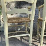 Pair of mulched armchairs Provence