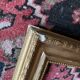 Old gilded wood frame.