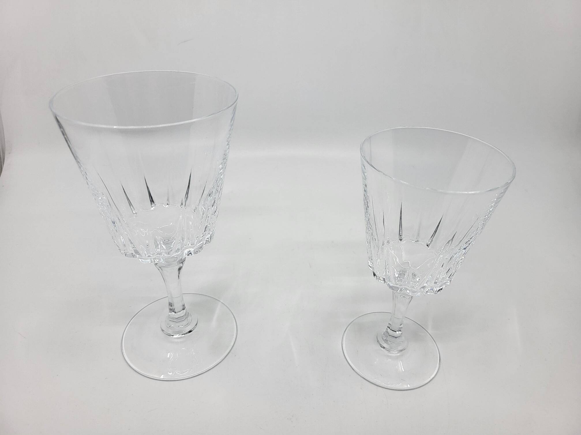 Arques crystal glassware service, Versailles pattern, France (set of 18)