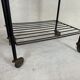 Vintage side table/70s trolley in teak