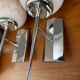 Paire d applique vintage