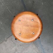 Tabouret danois du milieu du siècle par MH Stalmöbler