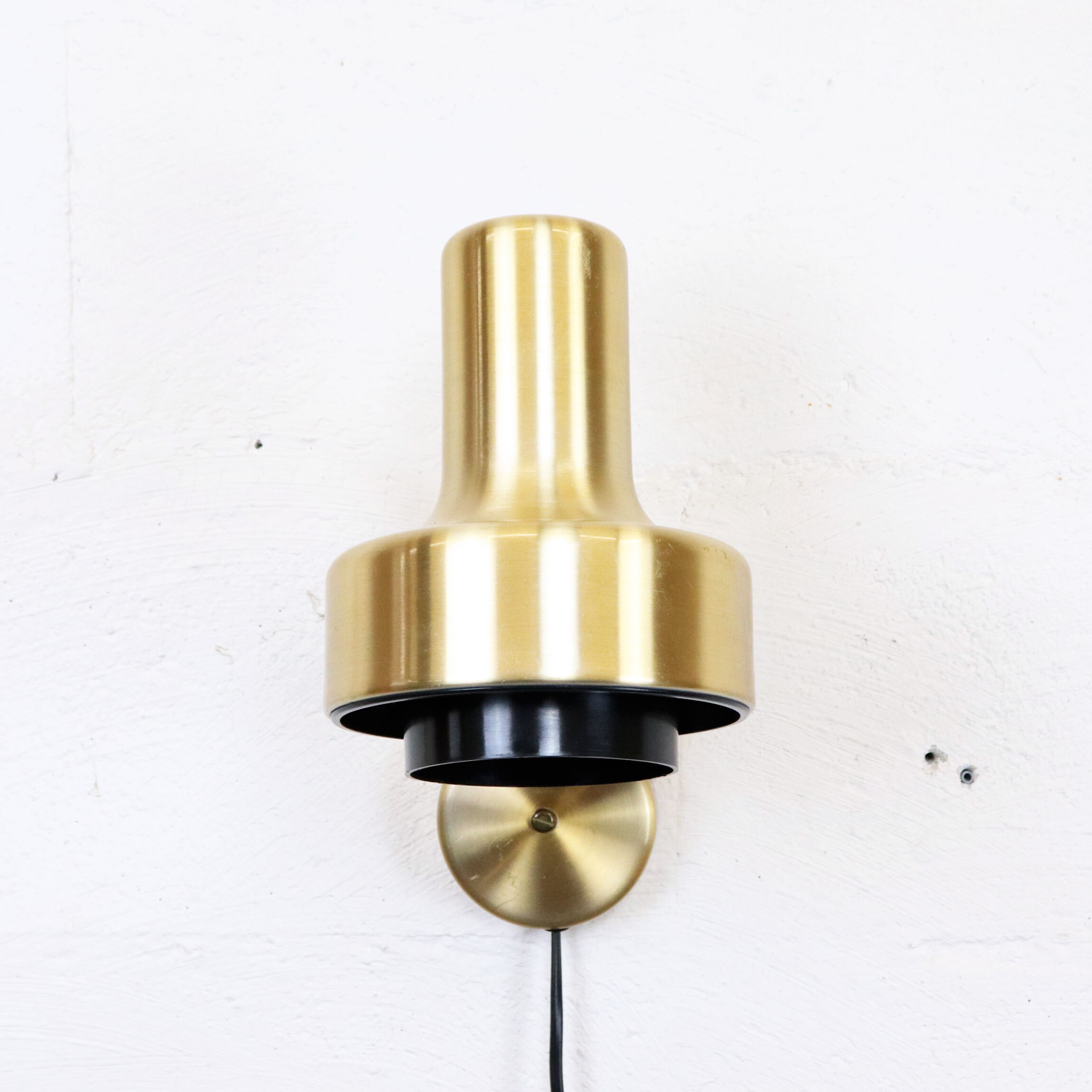 Articulated metal wall lamp, Elidus, Sweden, 1960