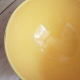 Yellow ceramic bowl
