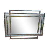Miroir chromé vintage italien