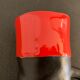 Vase en céramique botte cavalière rouge et noire Pol Chambost