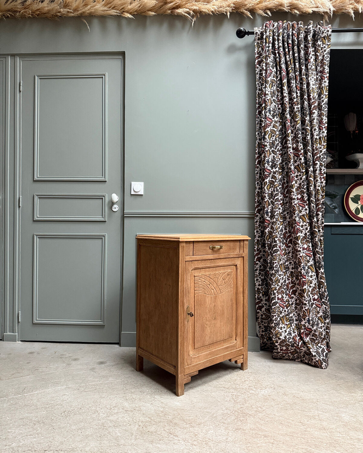 Art Deco oak confiturier (renovated)