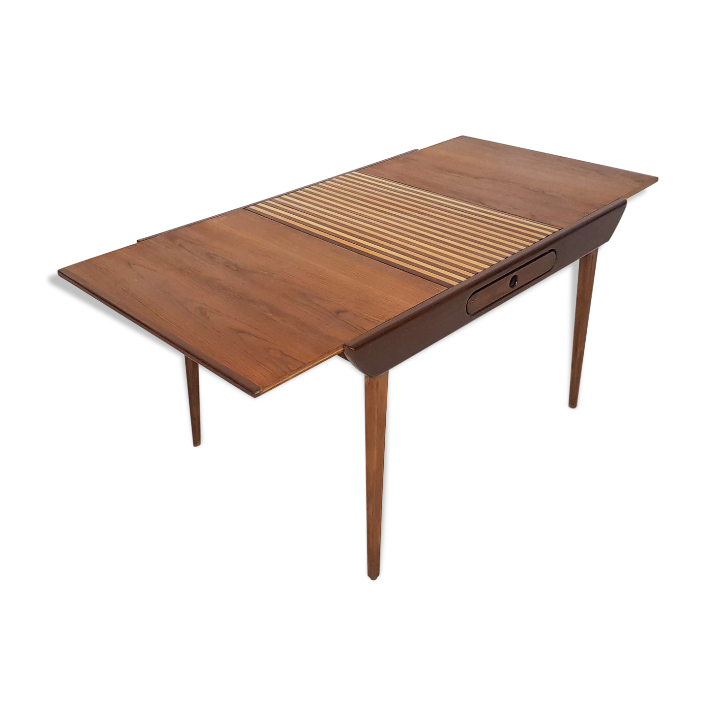 Mid-century teak extendable dining table, the Netherlands 1960’s