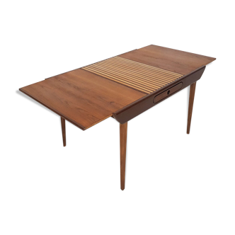 Mid-century teak extendable dining table, the Netherlands 1960’s