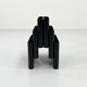 Black magazine rack by Giotto Stoppino for Kartell, 1970