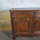 Carved buffet in solid oak
