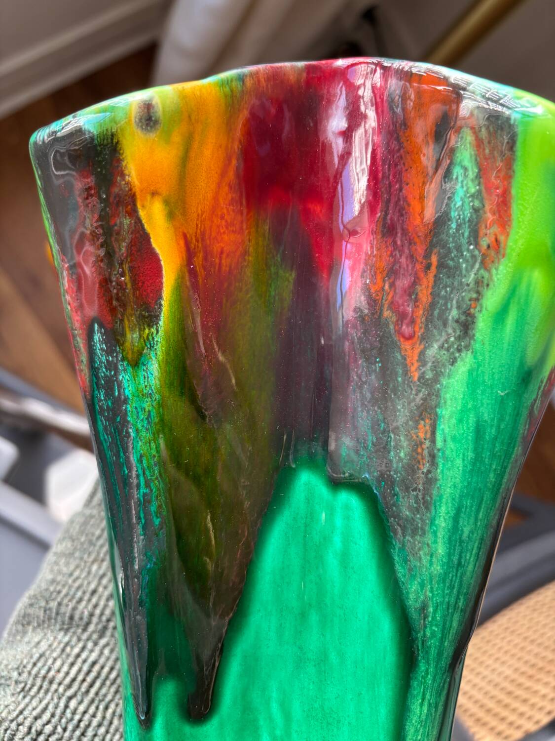 Vase mouchoir Vallauris