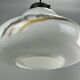 60s 70s lamp light hanging lamp glass ceiling lamp Space Age Design 60s