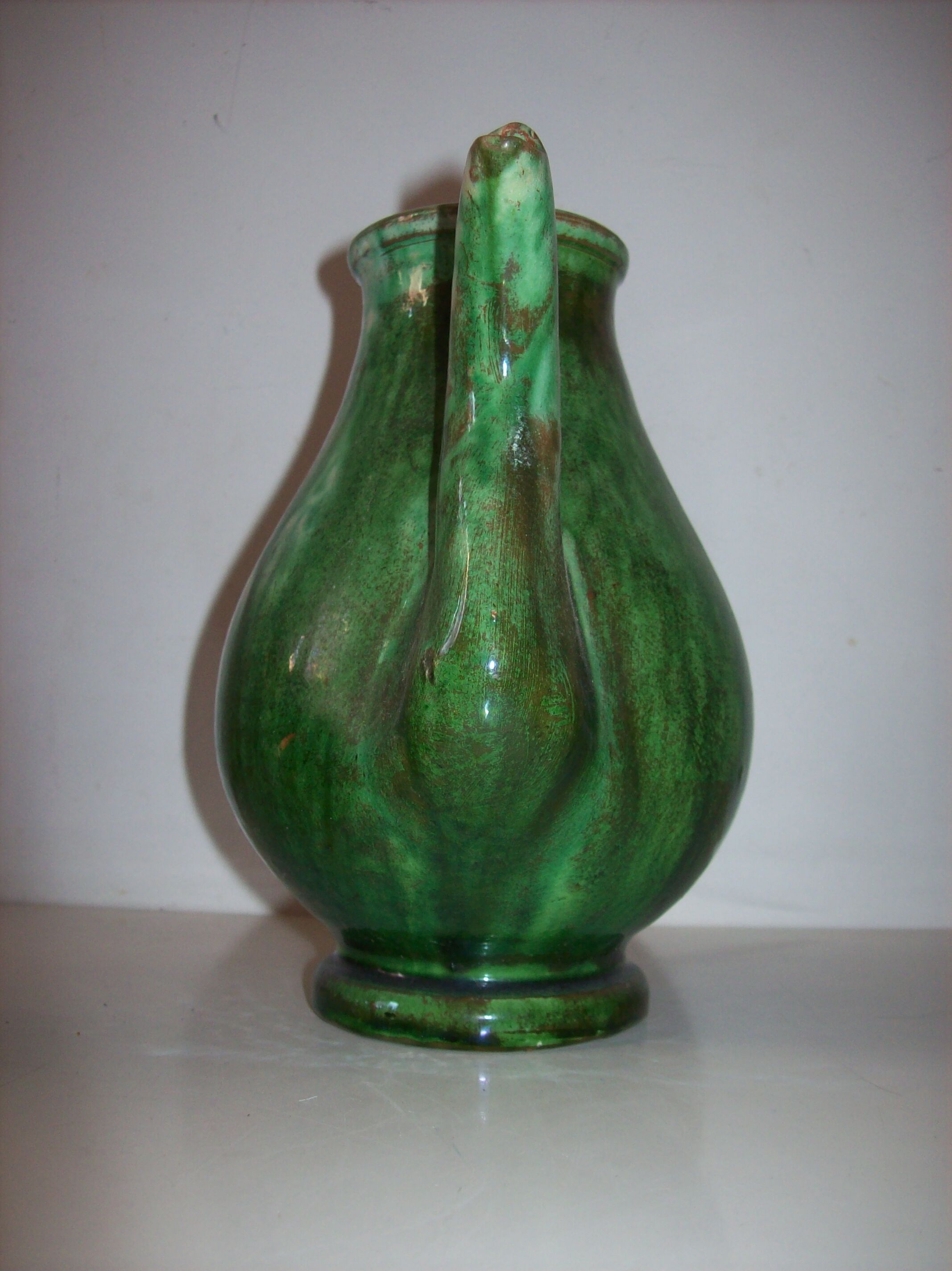 Signed ceramic teapot