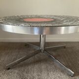 De Nisco coffee table from the 60s and 70s ceramic signed