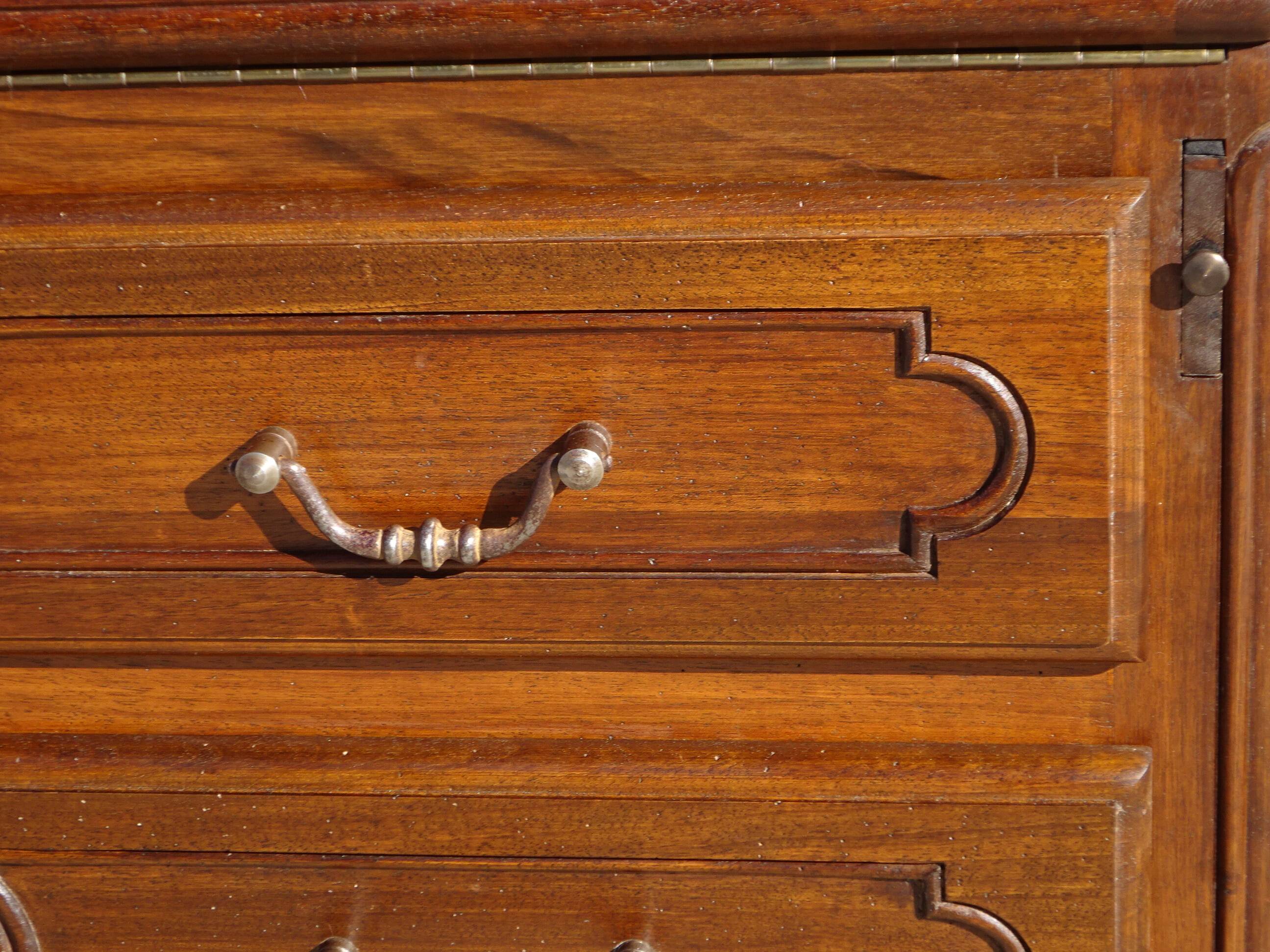 Meuble 3 en 1, secrétaire, commode et vitrine