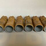Six moai vases