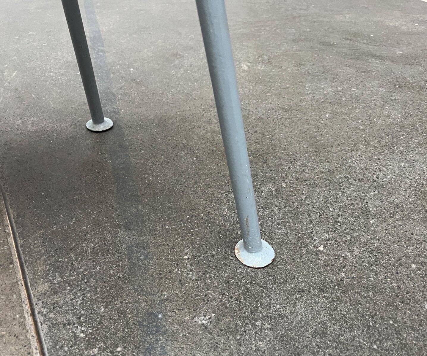 Minimalist stool in Pagwood mid-century, 1960s