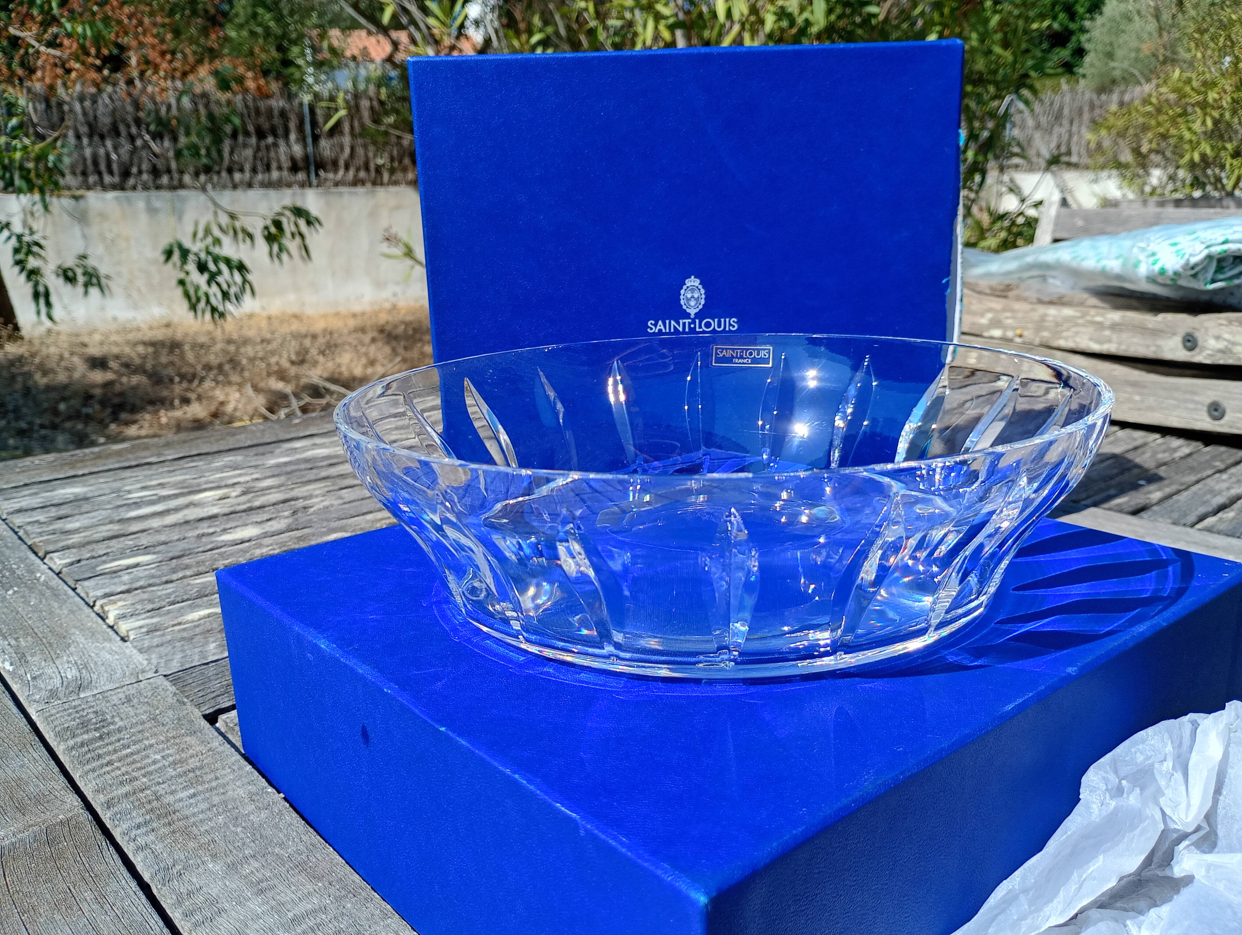 Crystal coupe Saint Louis 24cm