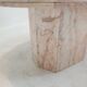 Italian marble oval coffee table, 1970's