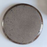 Set of 8 pyrite stoneware plates